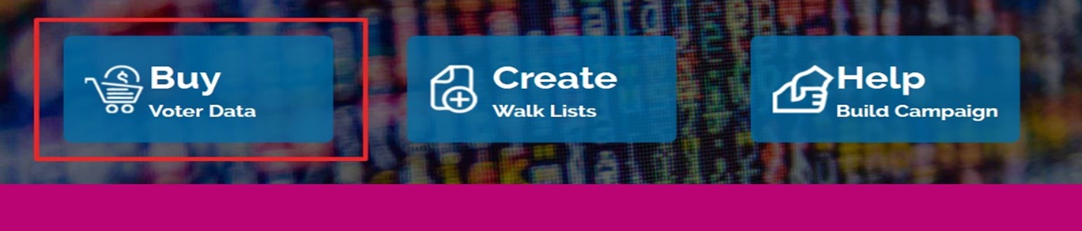 buy voter data or create canvassing walk lists