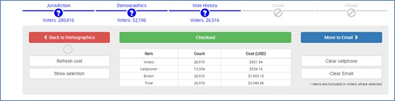 check out history voter file